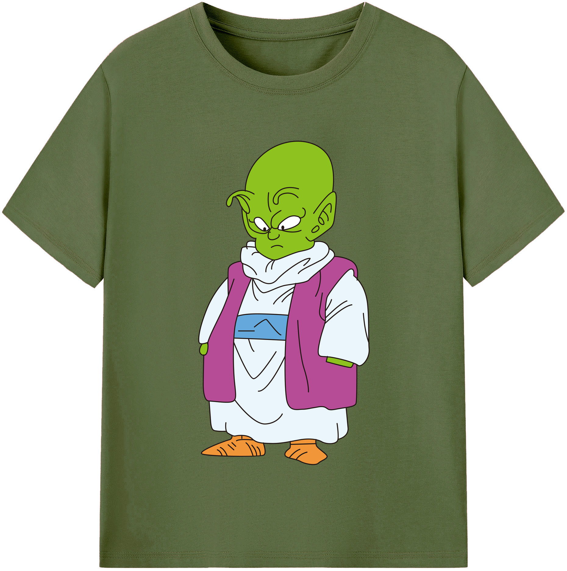 （画像用） ドラゴンボール ピッコロ DRAGON BALL Piccolo 綿100％半袖Tシャツ（フロントプリント）